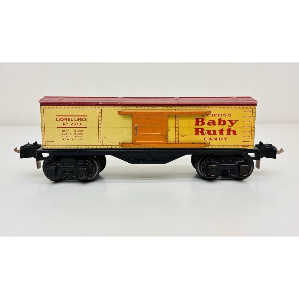 Lionel Prewar O 2679 Baby Ruth Candy Box Car